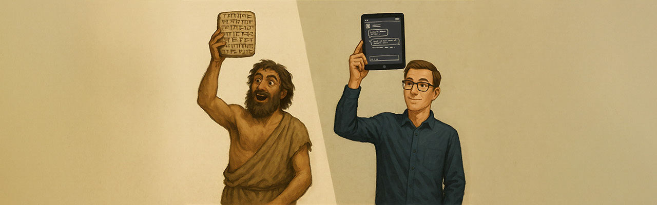 From Clay Tablets to AI: Why Doubt Always Greets the Next Leap